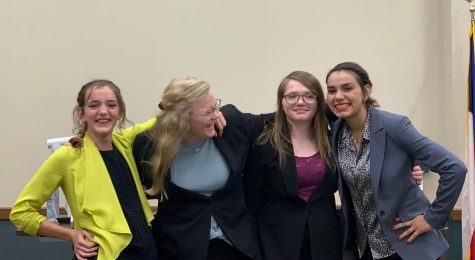 SE Congress competitors Lynnsey Mahler, Emma Stevenson, Lexi Anchondo, and Annabelle Anchondo having fun before the competition.